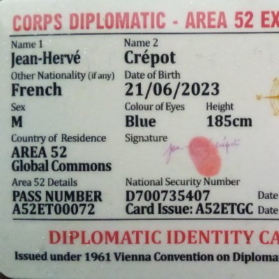 : NEUTRAL-CLAIMANT-POSTMASTER: RK454517261FR.
https://t.co/QwbxQja2em
CONSUL HONORARY AREA 52 Global Commons A52ET00072
https://t.co/vkTCfS18vu