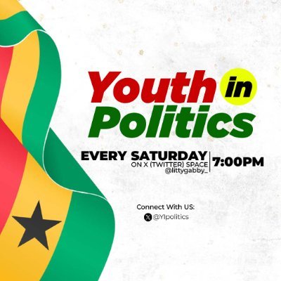 Weekly Space empowering youth voices on politics & national issues. Live every Saturday at 7PM GMT. Join the conversation.
