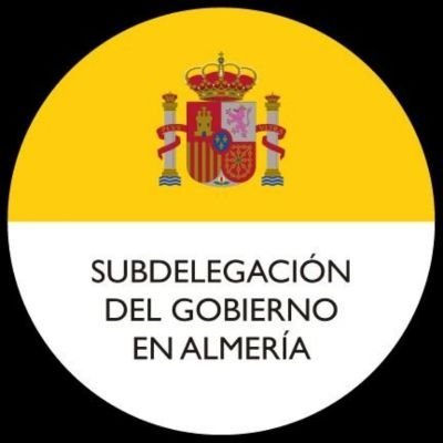 Twitter oficial de la Subdelegación del Gobierno en Almería. Gobierno de España