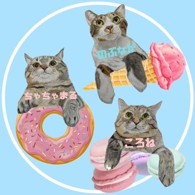 😺多め、それ以外も色々呟きます!ころね♀21年7月生ジェネッタ のぶなが♂23年4月生保護猫 ちゃちゃまる♀ 23年8月生事故にあった元野良猫 9.25断脚しました😢無言フォロー歓迎。無言フォロー失礼します。「僕の絵」としてADHD.ASD持ち息子の😸ちゃん達の絵もあげています。イラストオーダーはDMまで♡