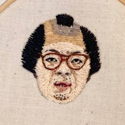 様子のおかしい刺繍。過去刺繍はインスタに🗂フフッとなってもらえたら幸せ。 クオズ.................チェゴっっっ🫰🏻
