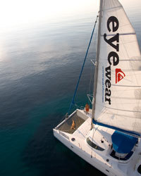 scuola vela e windsurf,noleggio catamarani e charter a vela all'isola dell'Asinara