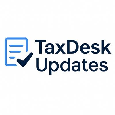 taxdeskupdates's profile picture. 📊 Updates | 📢 Alerts | 📄 Compliance
GST • Income Tax • ROC
Helping you stay audit-ready, always.