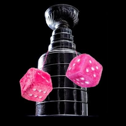 I'm just fuzzy dice that are thrown onto the ice after the @GoldenKnights win a game. No politics, no bad takes, just fuzzy dice.