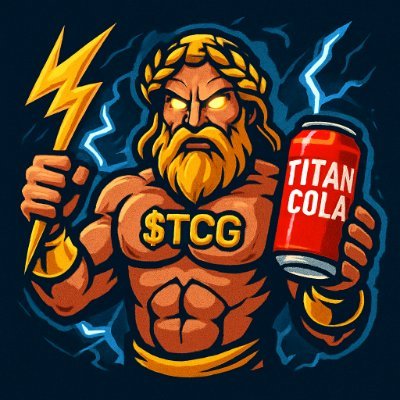 TitanColaGod's profile picture. TCG is the official meme Titan Cola God. Built on Solana. Sip. Meme. Moon. CA: Dge9z6KcpJ4jw3T1aVzXef2Sh2jiJP82TW3UkkB8BZve Telegram: https://t.co/KpKOYDfcwg