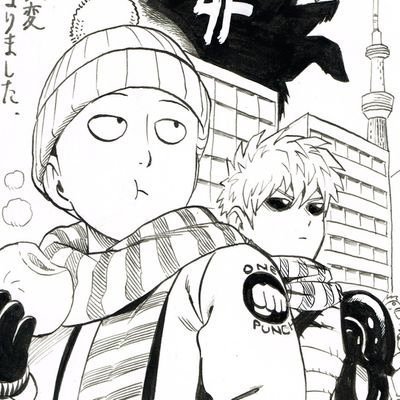 daily photos of Saitama and Genos || NOT SPOILER FREE