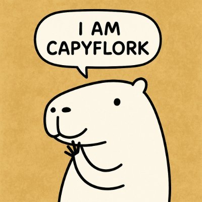 CapyFlork's profile picture. We are all Capyflork. Some just don’t know it yet. 

CA: 3rdQP8tMtZP71Z9Y4LLzchndc3RX2zxQmoUQT4YXpump