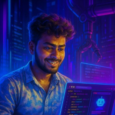Full-Stack Engineer👨💻 • Java ♥️ JavaScript •
NIT Jamshedpur •
Building Web2, diving into Web3
Exploring Data • Sharing the journey✨
#buildinpublic
