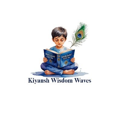 Kiyanshdwivedi's profile picture. Join the Wisdom Waves journey — spreading courage, kindness, and the magic of Krishna’s teachings