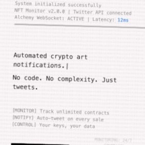 NFT sales bot for Twitter & Discord built for Artist & collectors