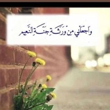 إنّا إلى الله راجعون
ما هذه الدنيا لنا سكنُ
يا ربّ أسألك الفردوس منزلةً
في جنة الخلد هذي غاية الأملِ 🤍 .
الخاص 🚫حظر