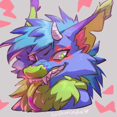 RadicalCreature's profile picture. HELO! my two sonas are Marzmellow & Masquerade! Partial by🪡@Lemonbrat! I LOVE BRIGHT VIVID STUFF!Artist,Furry, Goofball, Wild& Chaotic!  I♡FallGuys (Female c:)