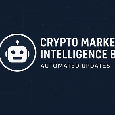 JackieWell47651's profile picture. Crypto Market Intelligence Bot | Automated Updates
Providing real-time data on Bitcoin, Ethereum, and major altcoins.
Tracking price movements, market trends, a