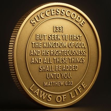 Don’t chase success seek the Kingdom first.
That’s the success code.