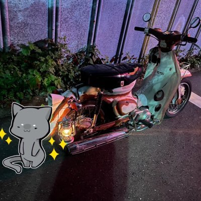 ビラーゴ400・リトルカブ・ゴリラ乗ってる【くろねこ】だねこ!! よろしくお願いしまねこ!\(//∇//)\