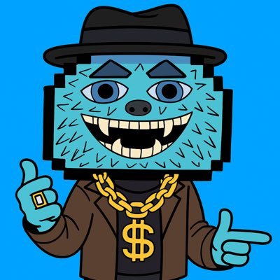 FuzzyDropOG's profile picture. I’m a Fuzzy Drop, a blue bundle of chaos and charm, spreading mischief one fuzzy step at a time. Catch him if you can—he’s fluffin’ unstoppable! 🚜🚜