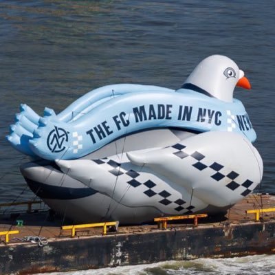 I’m a massive pigeon and a New York City FC icon.