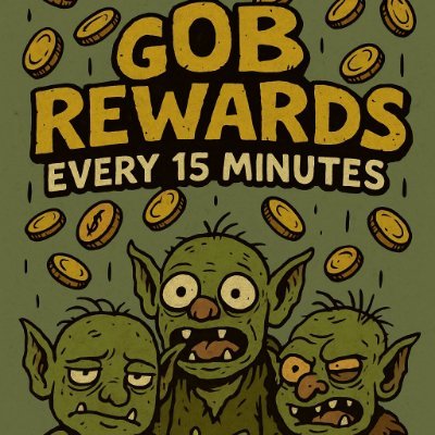 CA: GobRhWN2RHsLBd77feTa3AW3u135N41jXda82wzjXLN7
Sharing $GOB to all goblin friends
$GOBR