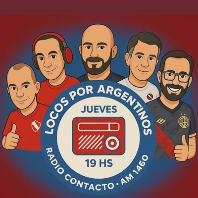 🇦🇹 Locos por Argentinos, es un programa en RADIO CONTACTO AM 1460Khz. ( Tel : 011 6373-2981) que se emite los Jueves 19hs.
Los Esperamos !!! 🇦🇹