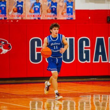 BrodyMcHugh08's profile picture. Midland Christian ‘26 | Basketball/Golf | GPA 4.37 | 5’10” 150lbs | Shooting Guard/Point Guard | Handicap 1.2 | 2024 Basketball State Champion