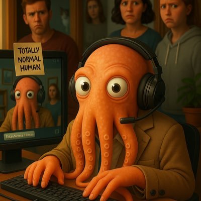 sketti_tacos's profile picture. 🐙 Mission Log: Day 127. Learning “streaming,” “memes,” snacks, & utter chaos. cLiCk cLaCk…tyPe tYpe… With my two totally normal hands. 🎮🎵
