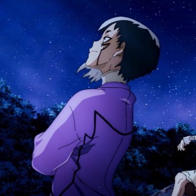 dedicated to asagiri gen from dr. stone ❀ 1 admin — he/they (#千ゲ)