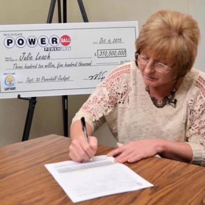 Hello 👋 I’m julie Leach the Powerball single ticket jackpot lottery winner in Michigan .. I’m the lottery winner of $310.5 million I’m helping people