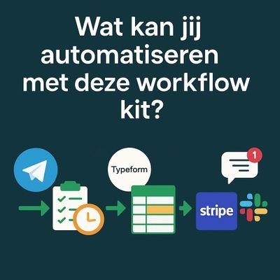 Ghosttalk33's profile picture. 🚀 Automatiseer je business zonder code
📦 Workflow Kits voor n8n (Starter, Pro, Ultimate)
📥 Download direct via Ko-fi
🧠 Slimmer werken = meer tijd
