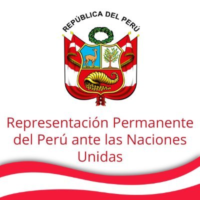 Cuenta oficial de la Representación Permanente del Perú ante las Naciones Unidas en Nueva York.