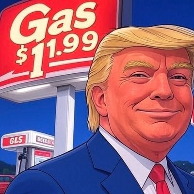 ⛽️ Trump: “Gas is $1.99!” Me: “Cool story, bro.” Meanwhile, I’m out here refinancing my kidneys to top off at Chevron. 💳🩻 #GaslightingGoneWild