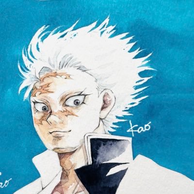 アナログイラスト。主に水彩で自由に描きます。 👹メツ/ヒロアカ/たまに紙工作/たまにデジタル/稀に漫画/日常ツイ/ホラー好き/20↑/無断使用転載AI学習禁止🚫