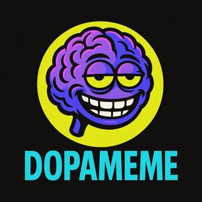 Dopameme___'s profile picture. $Dopameme also known as trencher brain is the phenomenon when you’ve been in the trenches too damn long and fried your last dopamine receptors chasing memecoins