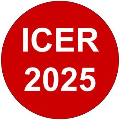 The ACM International Computing Education Research Conference (ICER), an annual research conference for advancing the learning and teaching of computing.