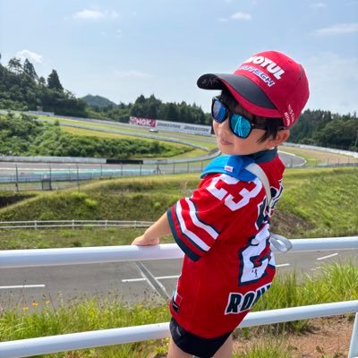 RAになりたい娘👧と千代ミツ推しの息子👦とsuper gt #23 #3 応援しております🚗🌸