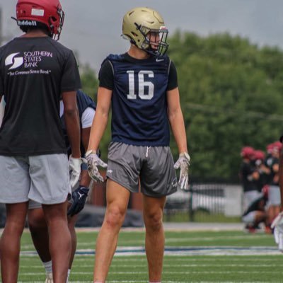 Christian// class 2028// 6’3 // 180//Dual threat// 9th grade// Jacksonville Al//gpa 3.7Qb,Wr,TE, proverbs 27:17