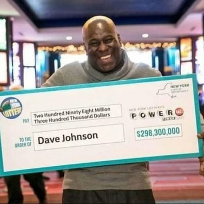 I'm Dave Jonhson the winner of $298.3 million from powerball lottery. I am giving out $30,000 to my followers.