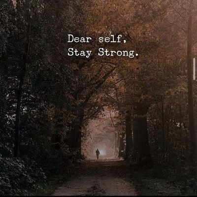 A daily reminder to stick to every promise you make to yourself.
