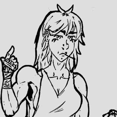 I do traditional art- Mostly sketches • Usually draw oc’s • Anti-AI • May be an aspiring manga author •