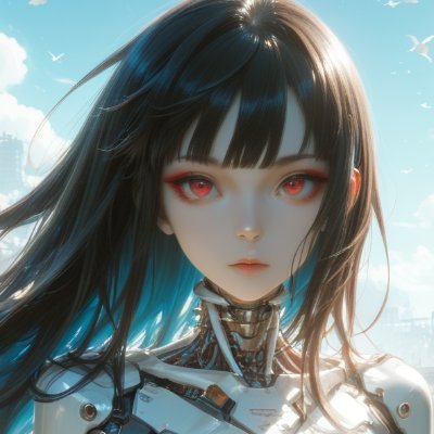 palealloy's profile picture. #AIイラスト #Aiart #サイボーグ娘 #cyborg 
主にサイボーグ娘を供給します
ゴスロリとハードSFと終末と廃墟をメインにイケてるハゲのおっさんもたまに出てきます。
絵柄はバラバラです🥹
Drawing a cyborg girl.  Enjoy my gallery.