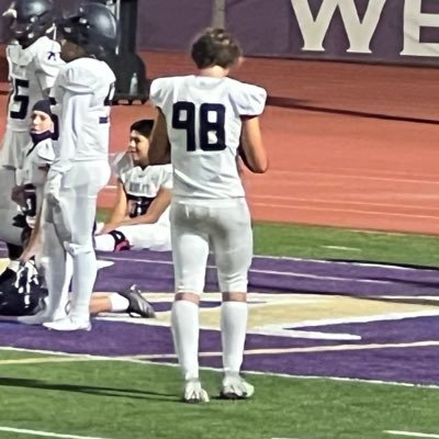 JacobF63506's profile picture. football # 98 hight 6’2 200\ 3.9 gpa