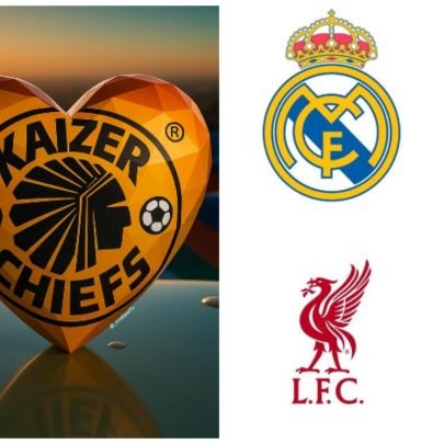 I follow you but if u don't return the favour i unfollow....
(Kaizer chiefs, Liverpool & Real Madrid) ❤️❤️❤️