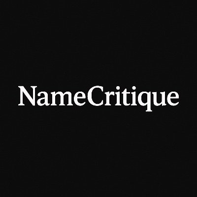 NameCritique's profile picture. Producer, Critic, aspiring pickleball player