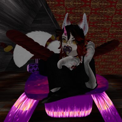 🍼NSFW ACCOUNT🧸
AD Account of a MtF⚧ Skunksune Demoness Cub Cosplayer · ⟡☽ ⨺⃝ ☾⟡ · MPD/DID System · Resident Padded Skunkybutt · CURRENTLY: Ookami Oni-Yokai
