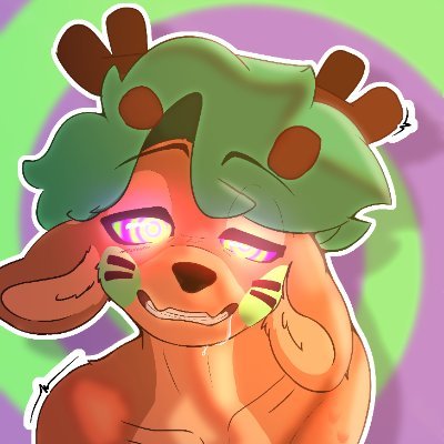 freaky_LIL_deer's profile picture. 18+ only, minors DNR 🚫 
AD for a very silly lil freaky deer
Expect spicy, weird, probably unhinged art of all kinds. 
You’ve been warned 👀✨