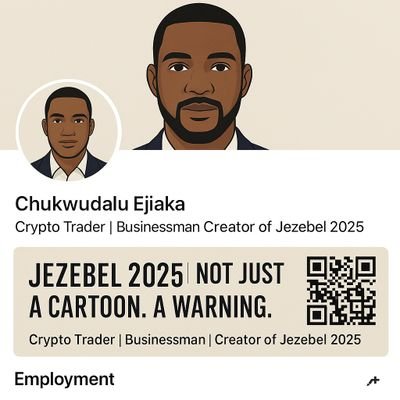 💥 Content Creator | 💰 Crypto Trader | 🧠 Visionary
⚔️ Creator of Jezebel 2025 – A spiritual cartoon exposing ancient wickedness in modern disguise.
I speak