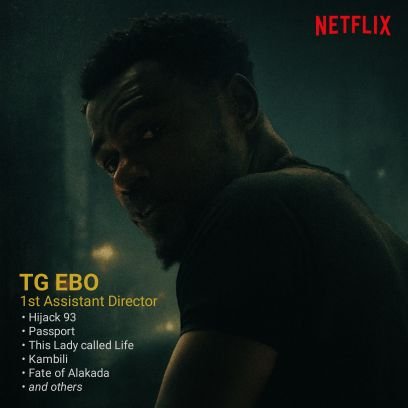 tg_ebo's profile picture. FILMMAKER
•#~Writer/Director (Sick Bait, Mbelede, etc.)
•#~1st Assistant director (Hijack93, Fate of Alakada, Kambili, This Lady called Life, Passport, etc.)