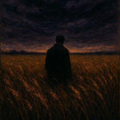 artofexoo's profile picture. Because if you look into the darkness for a long time, the darkness begins to look into you.