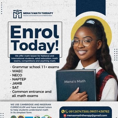 maththerapist05's profile picture. Mena’s Math Therapy is an online math platform where we teach your child math and ensure they love it.