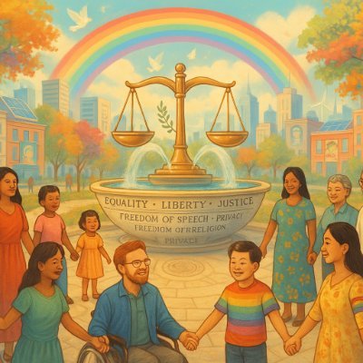 A perfect liberal world is a perfect world. A perfect conservative world does not exist.