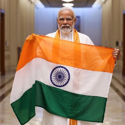 Bharatwithmodi1's profile picture. विकास, सुरक्षा और आत्मनिर्भरता की राह पर, 
पूरा भारत चल रहा है मोदी जी राह पर,। #BharatWithModi 🌏